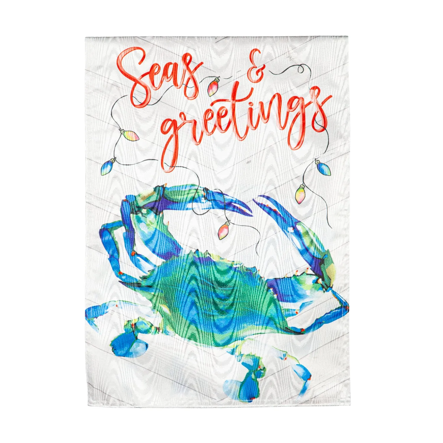 Seas & Greetings Moire Garden Flag,14m11725