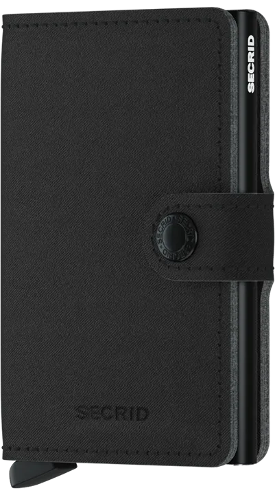 Secrid Mini Wallet - Yard Black (Non-Leather)