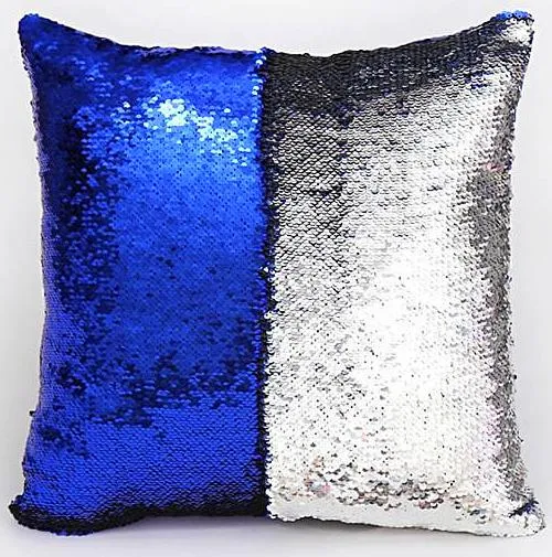 Sequin pillow magical changing reversible sequin throw pillow cover Home Decor Cushion Cover Decorative Pillowcase