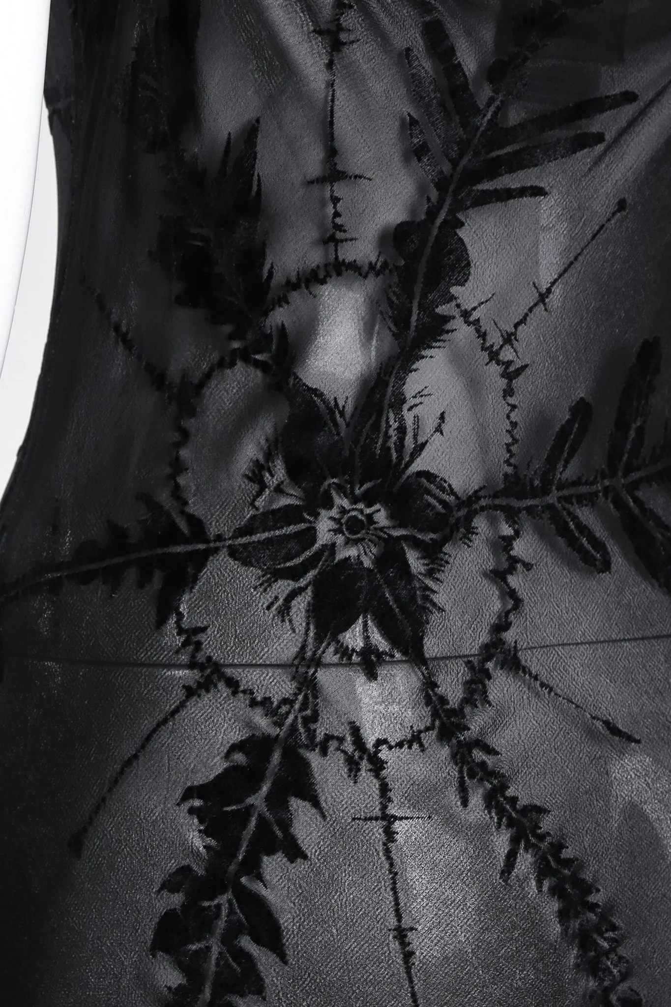 Sheer Burnout Slip Dress