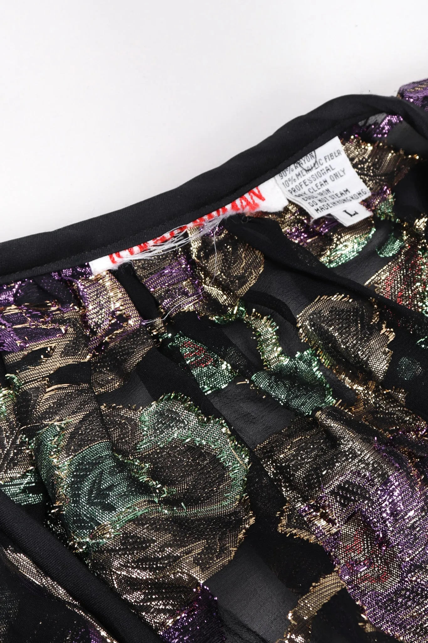 Sheer Lamé Floral Jacket