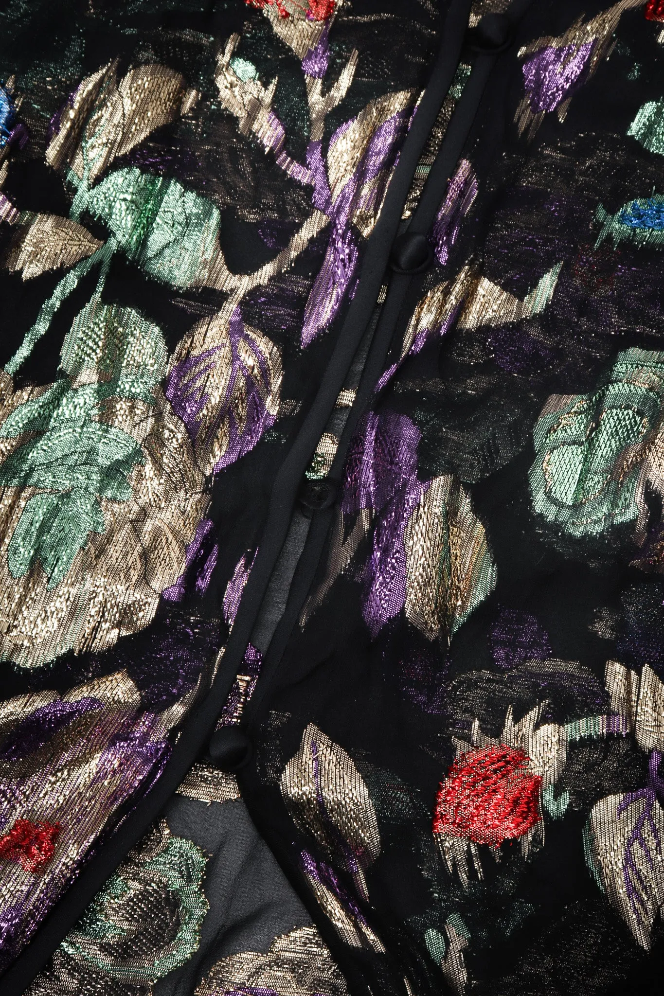 Sheer Lamé Floral Jacket