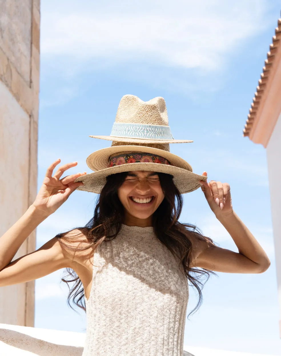 SOMBRERO BRODE HAT - NOIR
