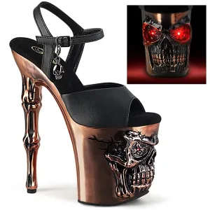 SS-RAPTURE-809-LT Sandal | Black Faux Leather
