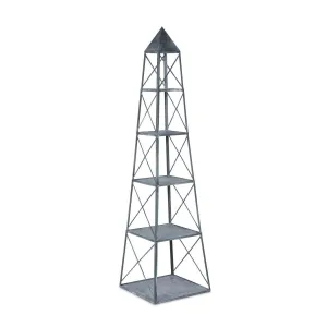 Stackable Galvanized Obelisk