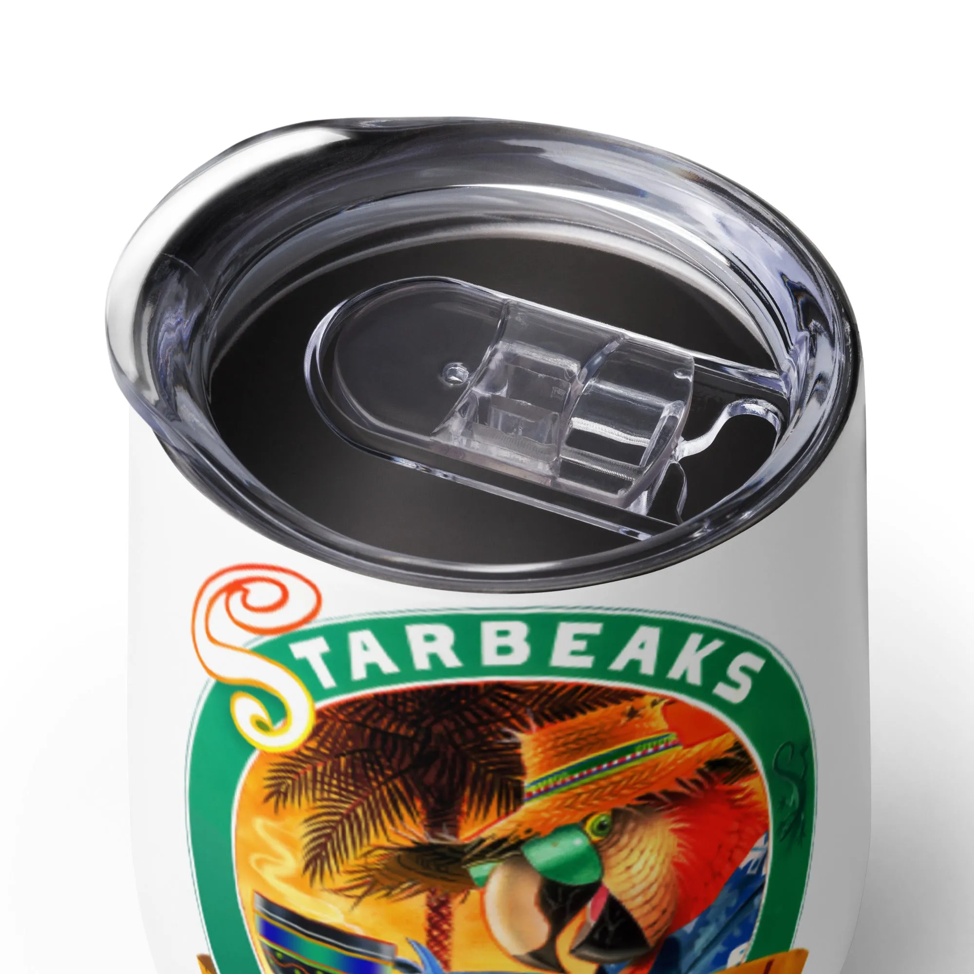 Starbeaks Coffee Parrot Macaw Insulated Tumbler
