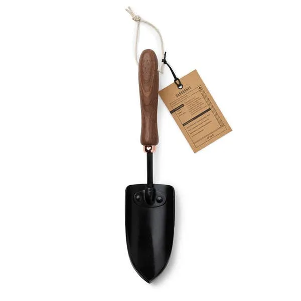 Steel Garden Trowel with Walnut Handle