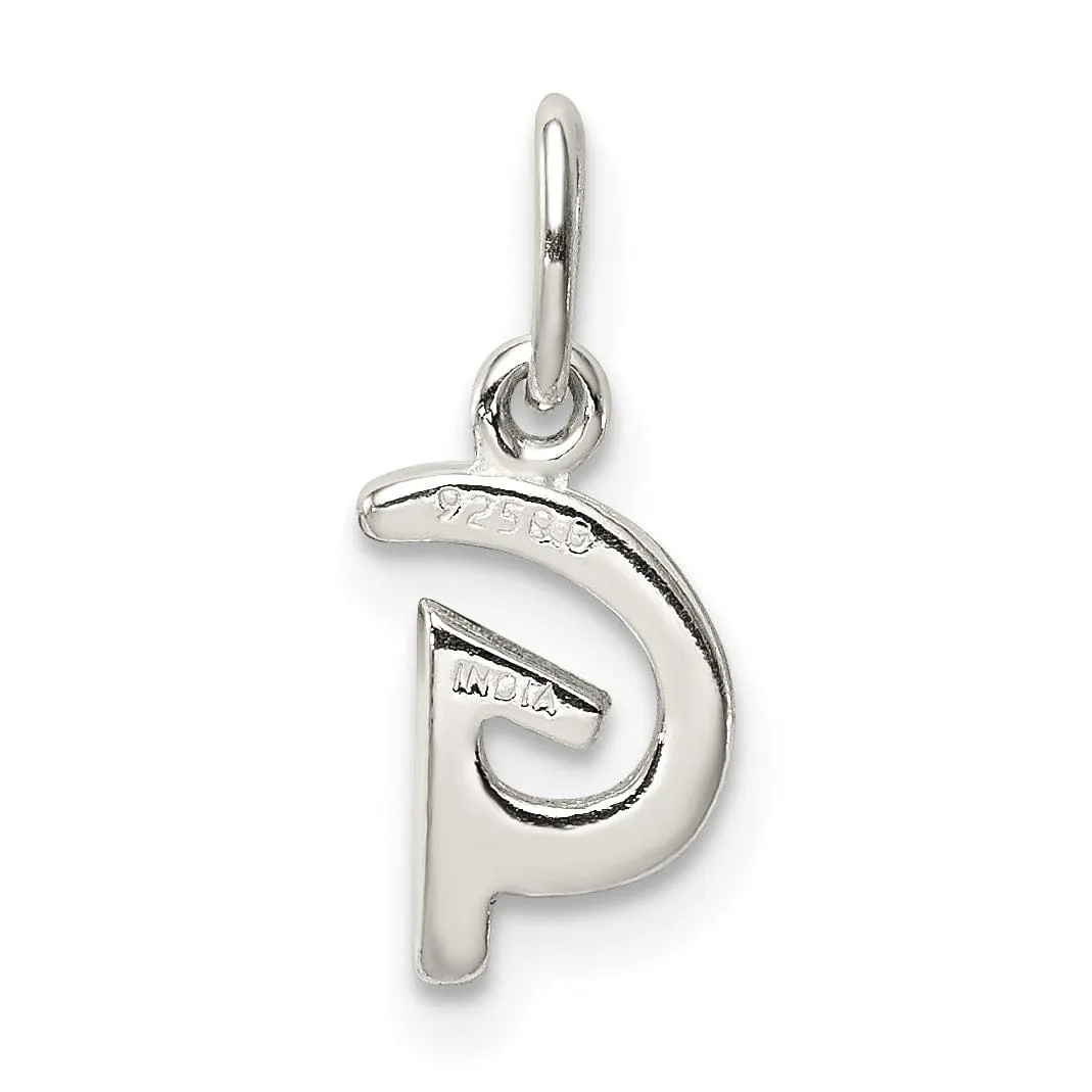 Sterling Silver Chain Slide Initial G Pendant