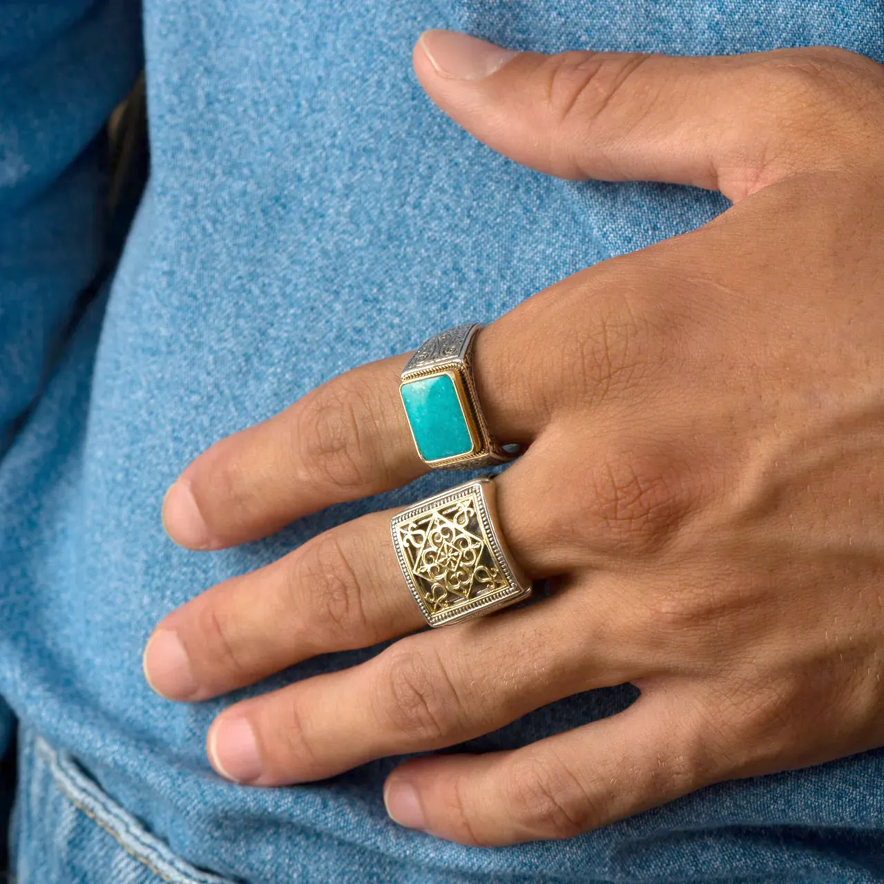 Straight Shank Club Ring
