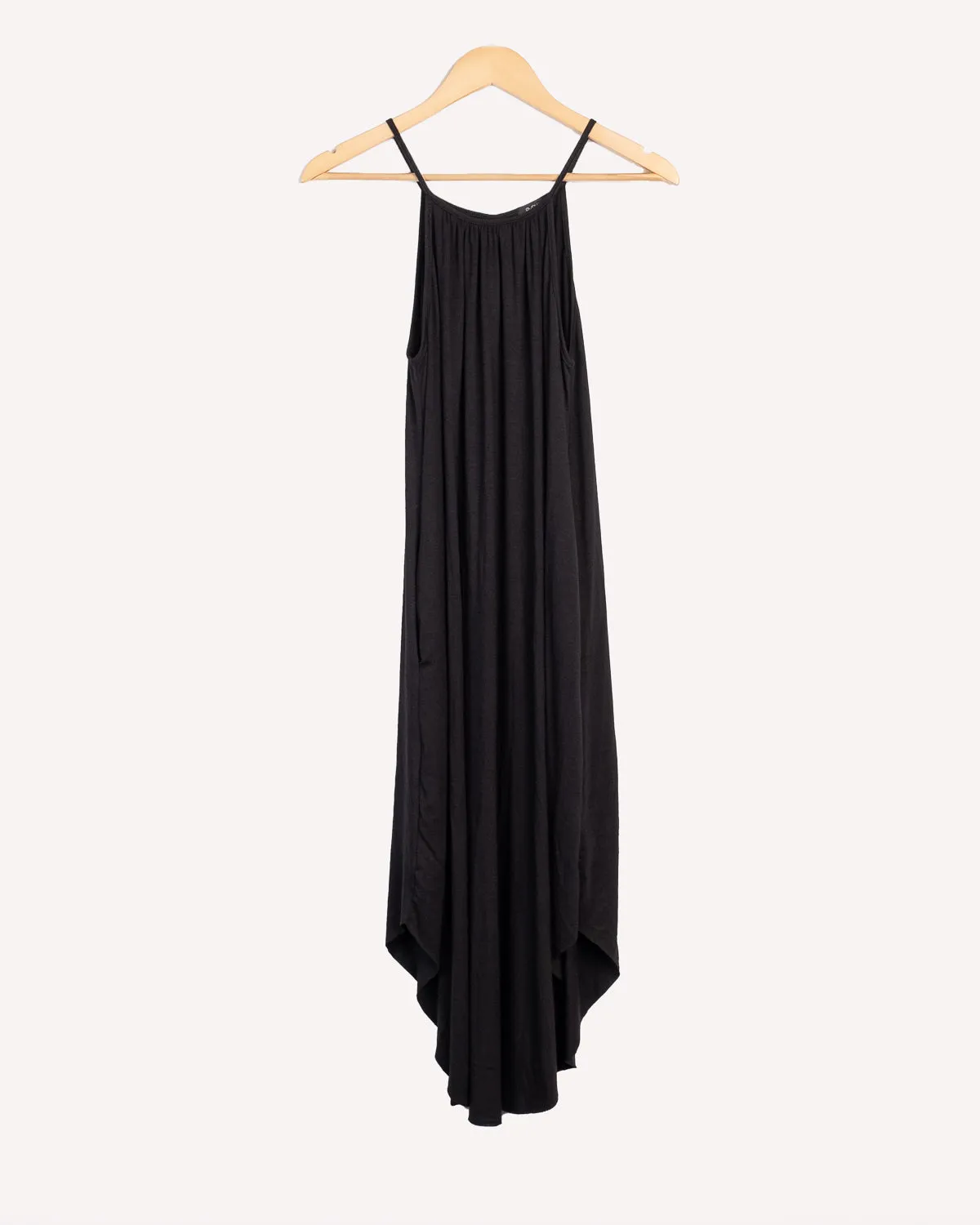 Strappy Round Neck Ruched Dress