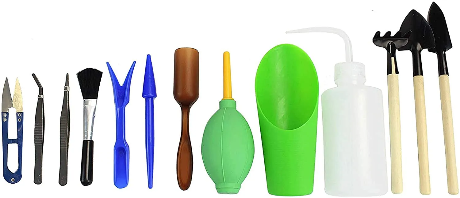Succulent Kit Organizer Bag Gardening Tool Set | Terrarium Supplies Mini Succule