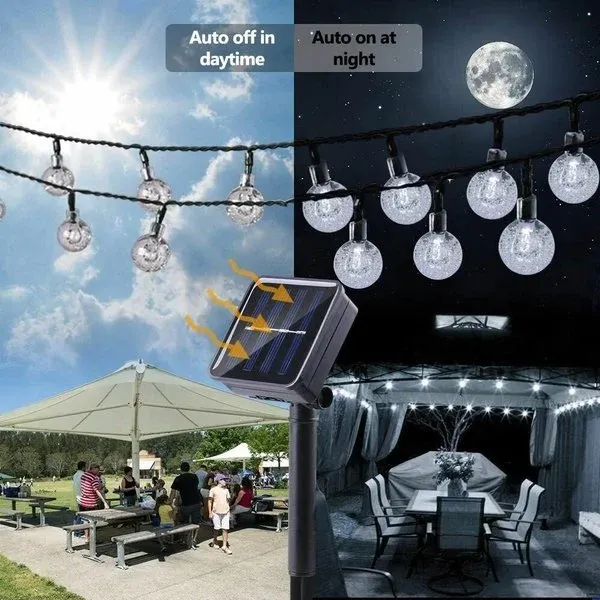 Summer Day 30% OFF🔥 - Waterproof Solar Powered LED Outdoor String Lights