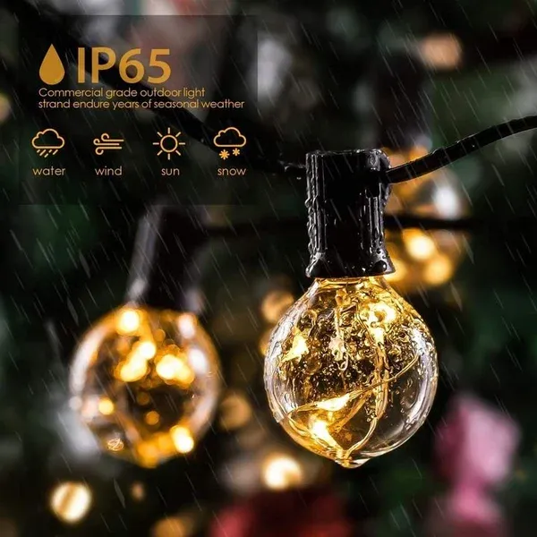 Summer Day 30% OFF🔥 - Waterproof Solar Powered LED Outdoor String Lights