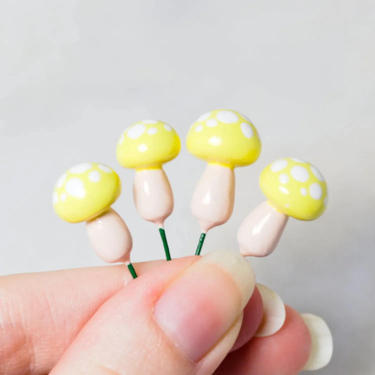 Sunny Toadstools (Set of 4)