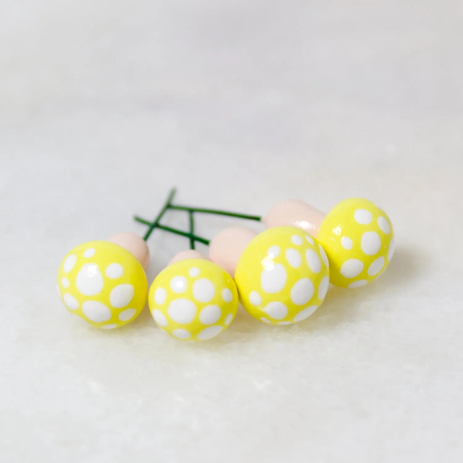 Sunny Toadstools (Set of 4)