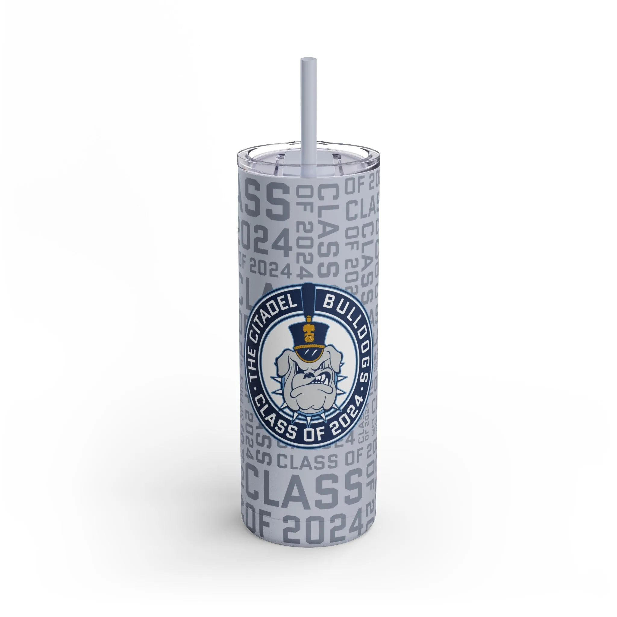 The Citadel, Class of 2024 Spike, Maars Maker Skinny Matte Tumbler, 20oz