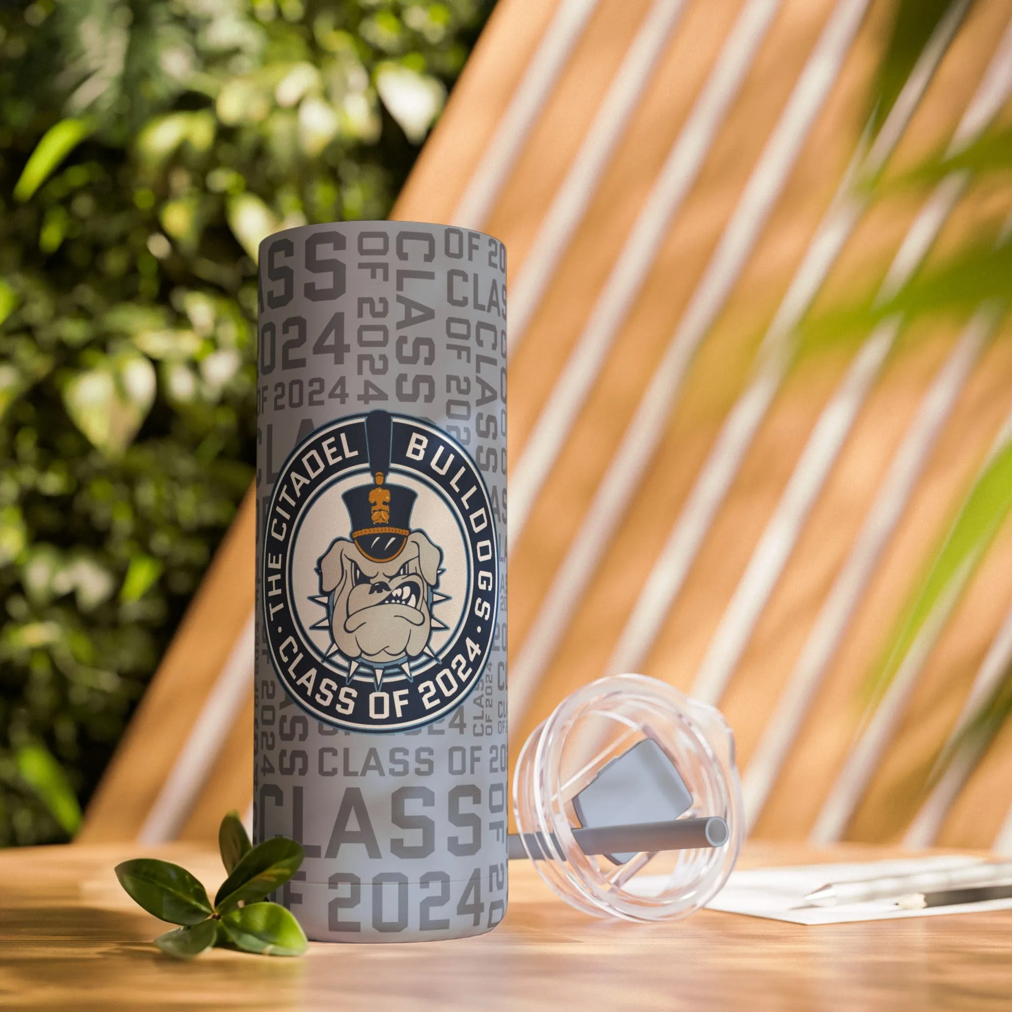 The Citadel, Class of 2024 Spike, Maars Maker Skinny Matte Tumbler, 20oz