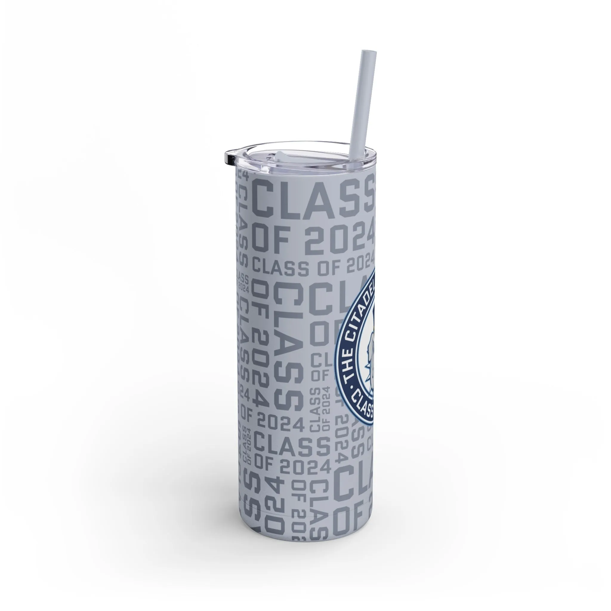The Citadel, Class of 2024 Spike, Maars Maker Skinny Matte Tumbler, 20oz