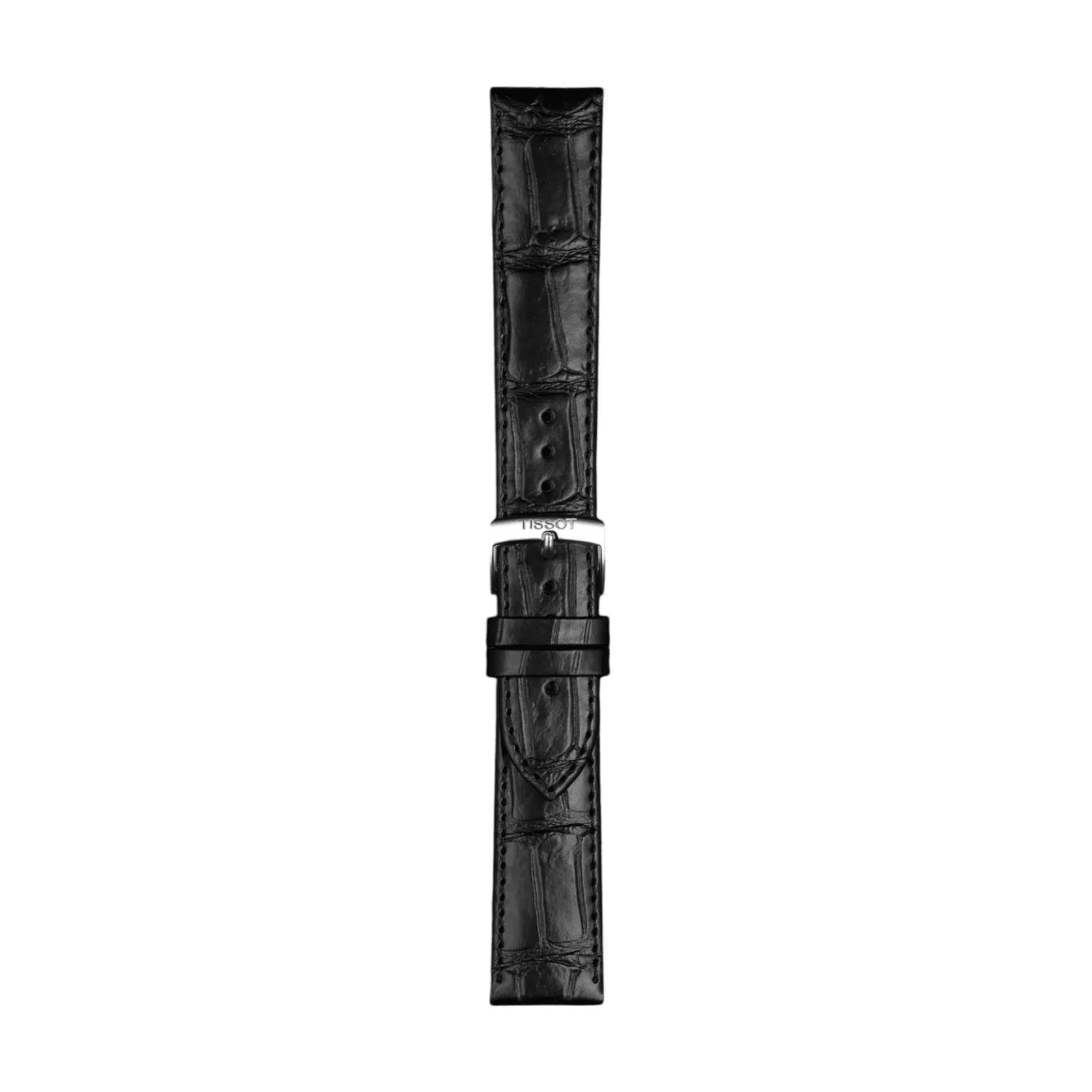Tissot Official Black Leather Strap Lugs 20 mm T852043012