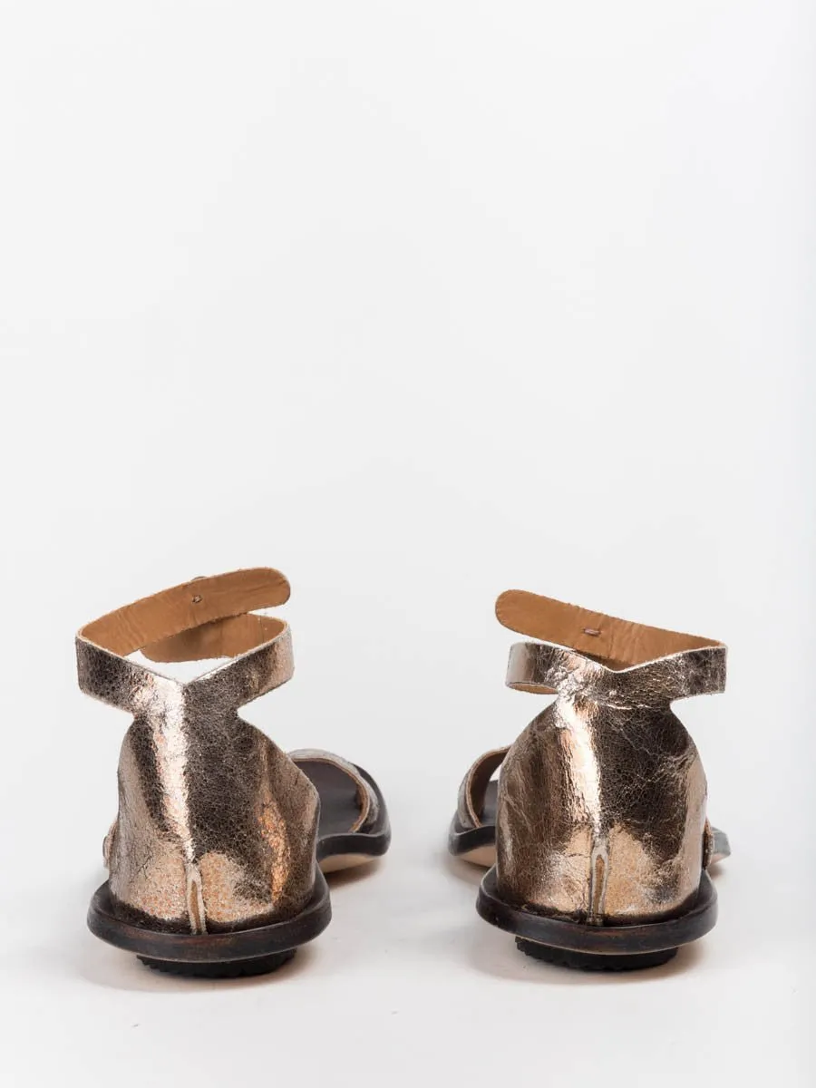 tomcat sandal – metallic