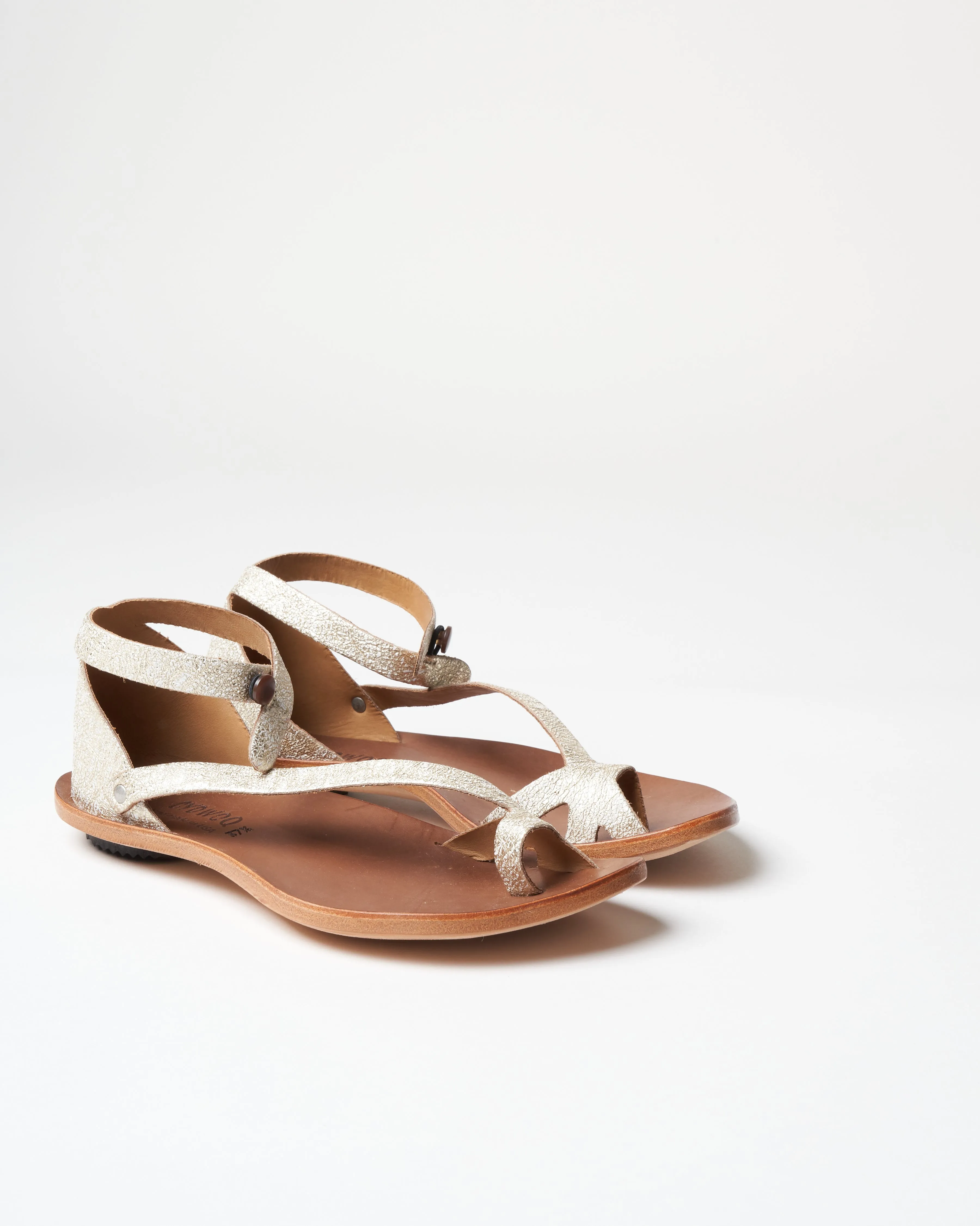 tomcat sandal - metallic