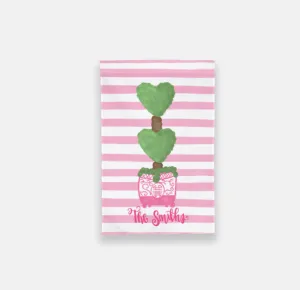 Topiary Heart Garden Flag