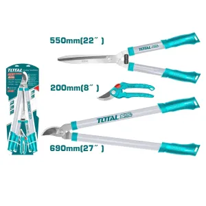Total 3 Pieces Garden Shears Set - THT1578033