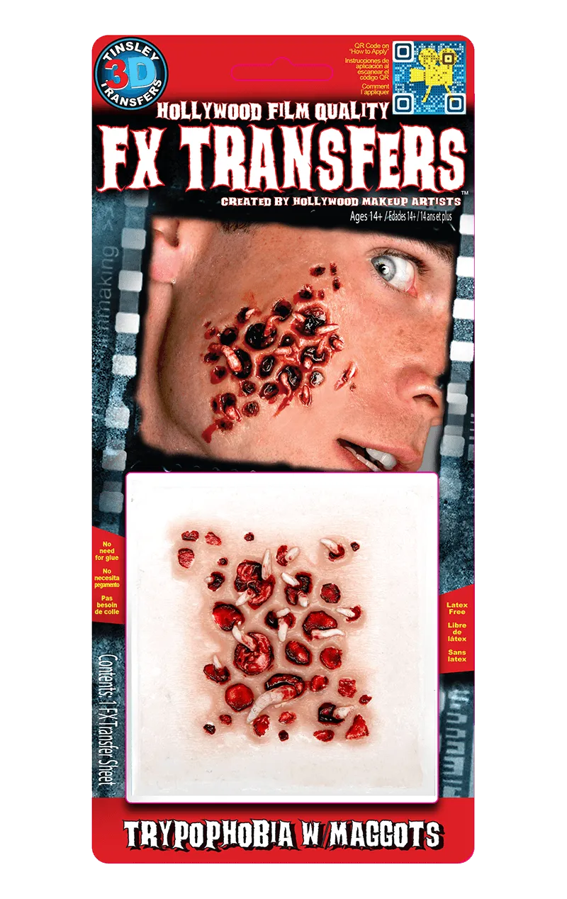 Trypophobia 3D Transfers Small