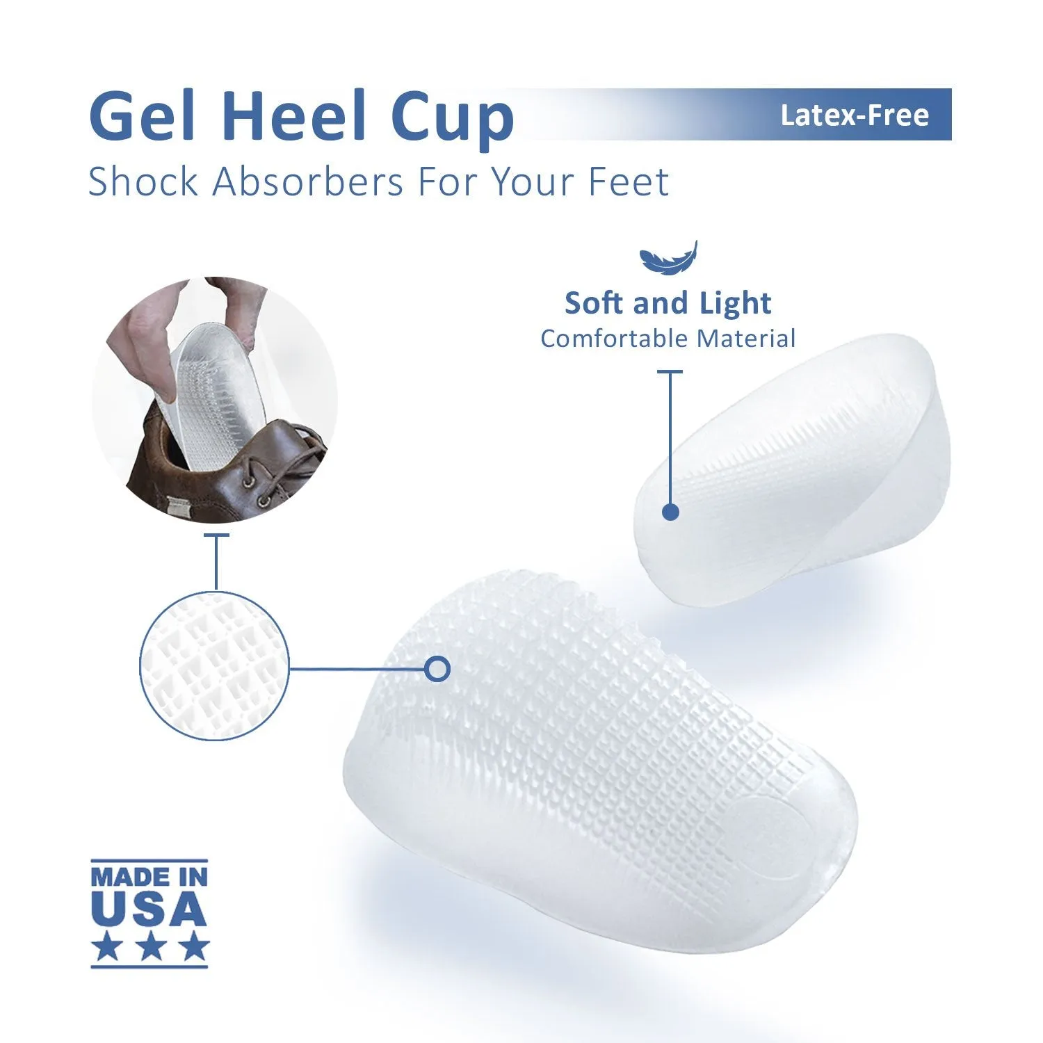 TULI'S CLASSIC GEL HEEL CUPS