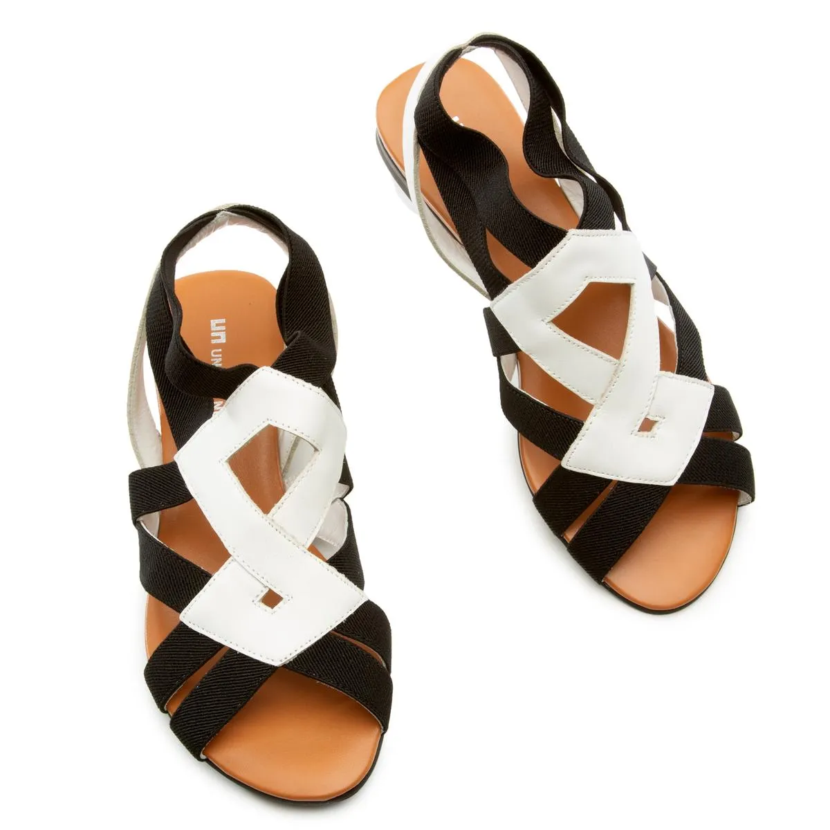 United Nude: Venus Lo Black White Sandal