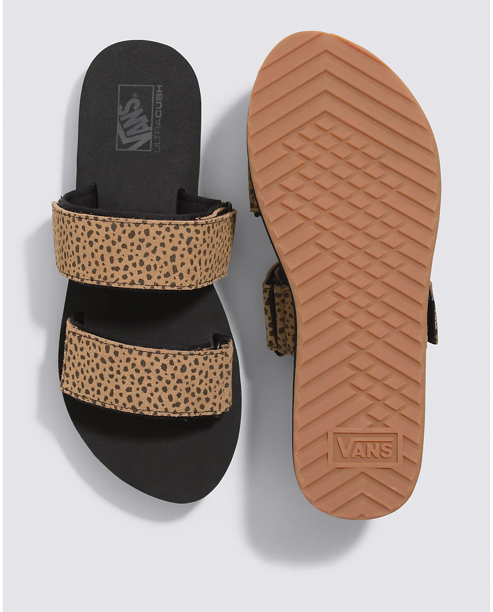 Vans Womens Animal Cayucas Slide Mega Platform Sandal