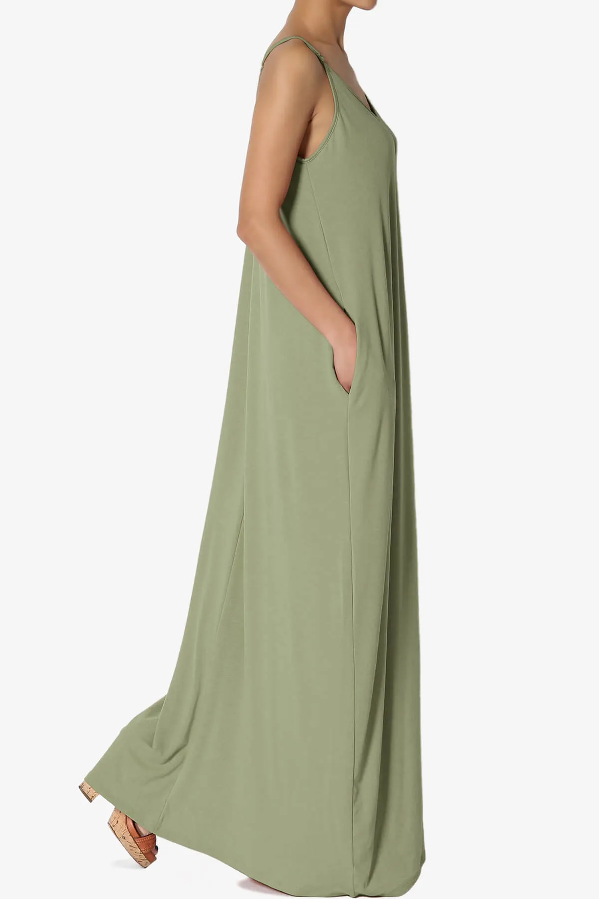 Venus Pocket Cami Maxi Dress