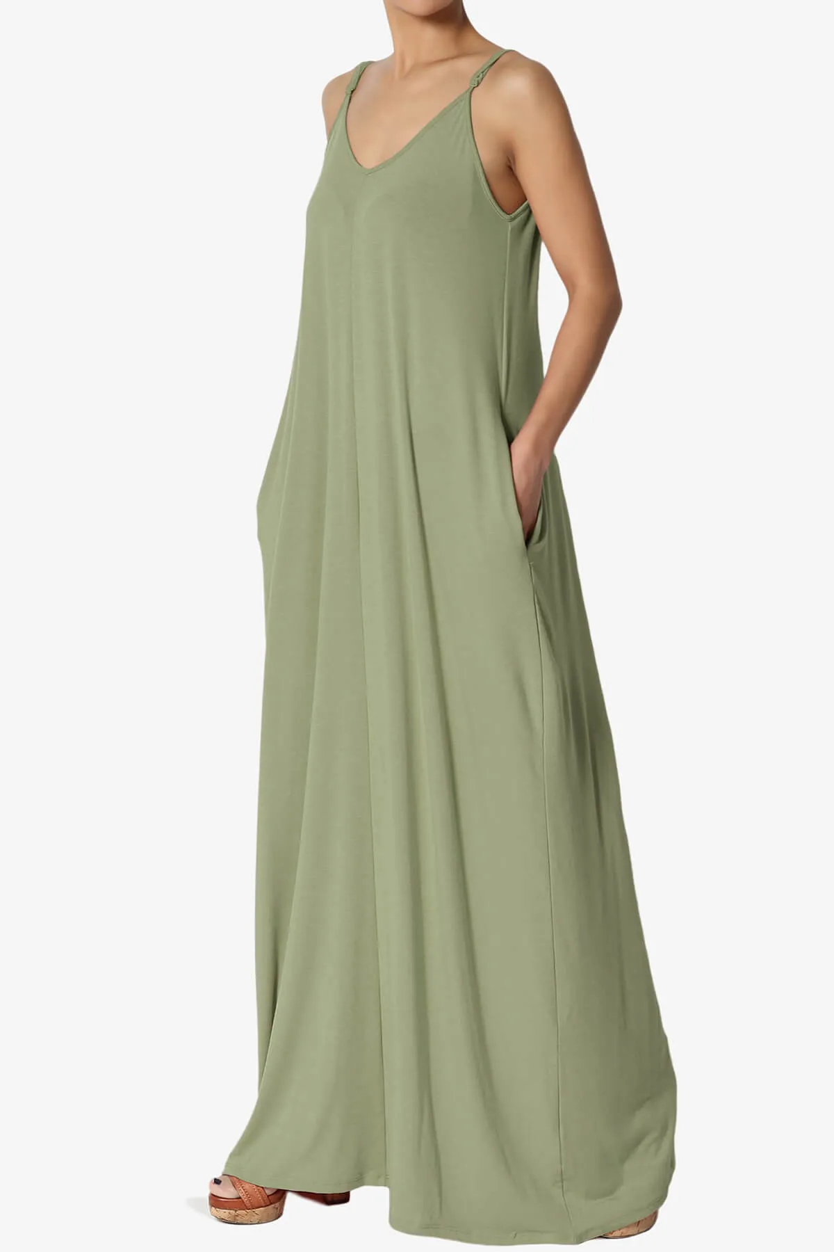 Venus Pocket Cami Maxi Dress