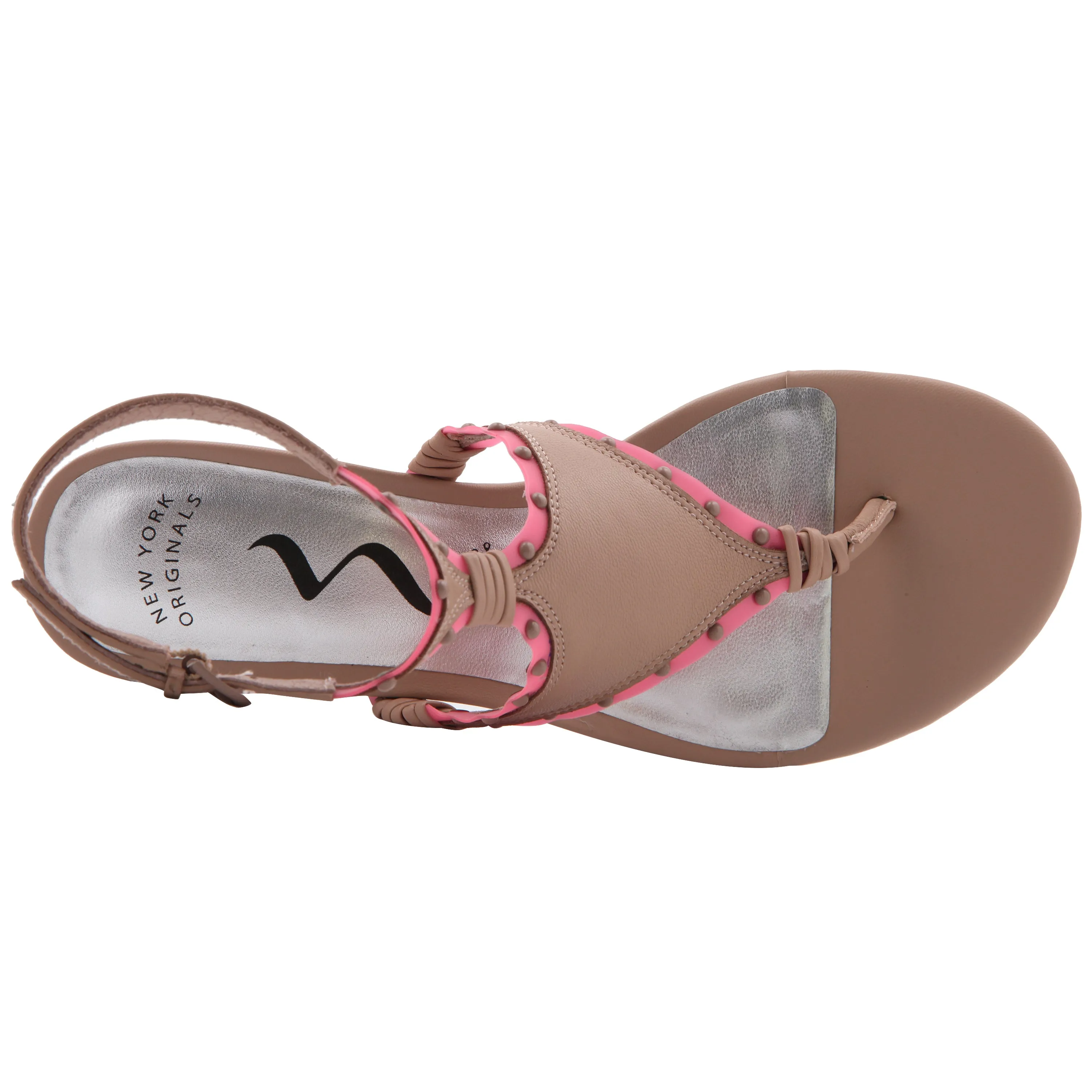 VEVILLA-NUDE NAPPA/PINK VINYL