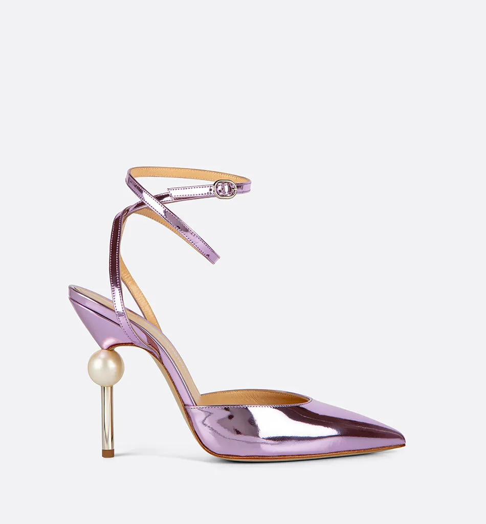 Vittoria Pearl Pump - Lavender Mirror