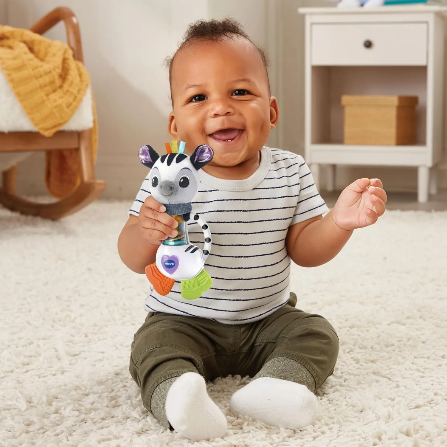 Vtech Rattling Rain Stick Zebra™/ Hochet Timéo, p'tit zèbre
