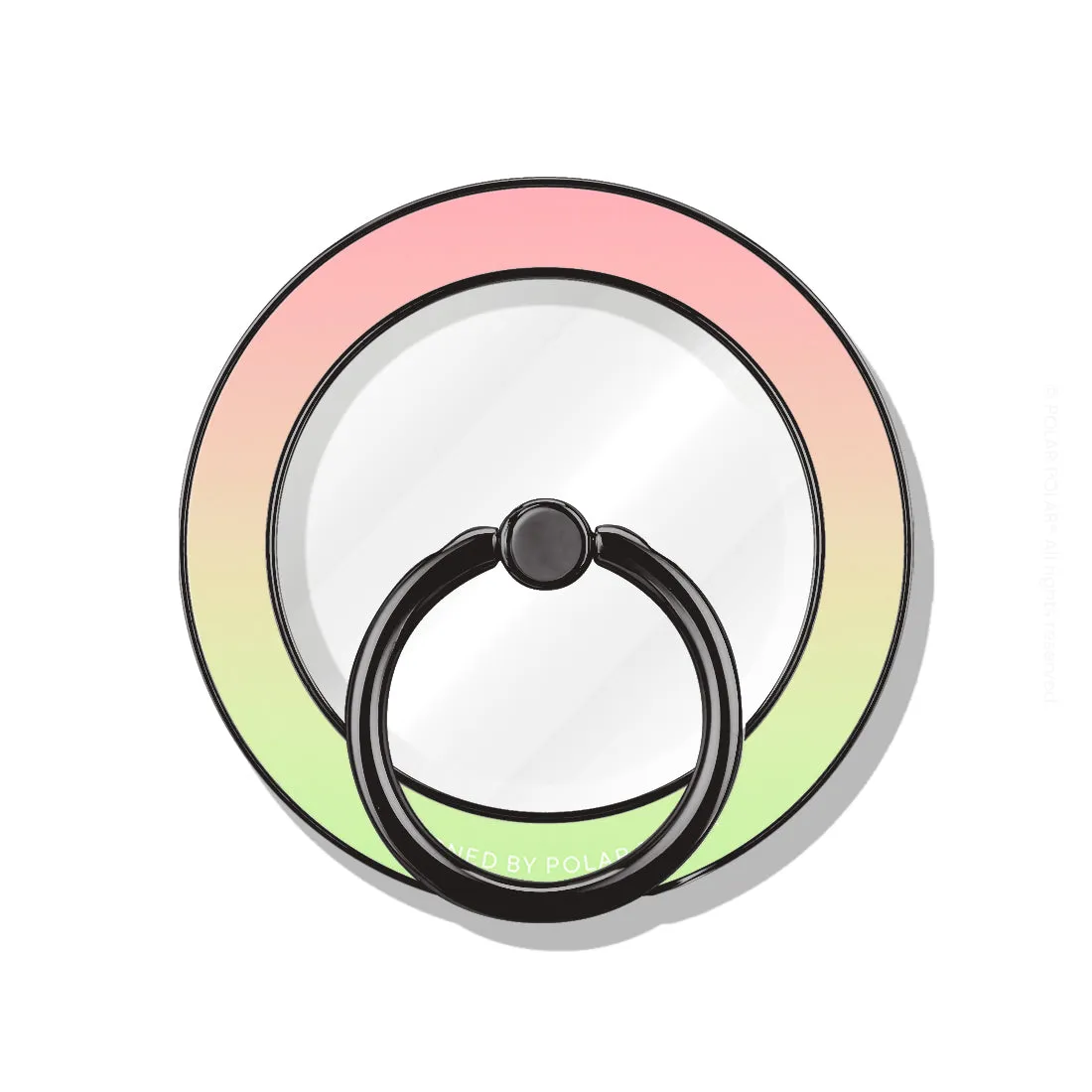 Watermelon Pastel - Black MagSafe Phone Grip and Ring Holder Stand