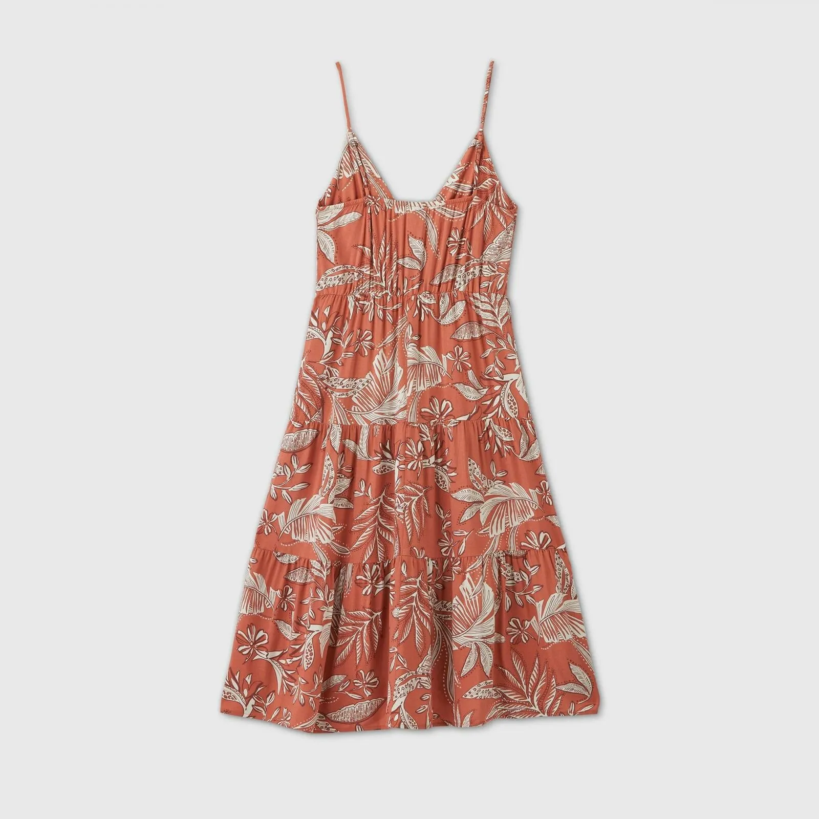Wild Fable Women's Sleeveless Tiered Midi Dress