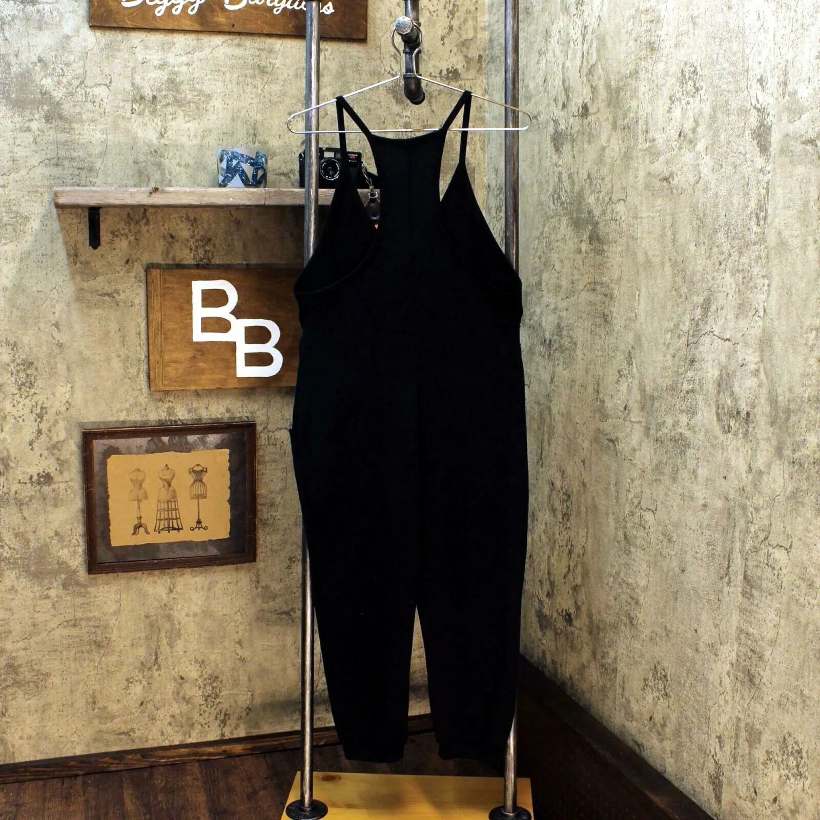 Wild Fable Women's Stretch Sleeveless V Neck Jumpsuit Black XS