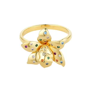 Wildflower Ring Gold