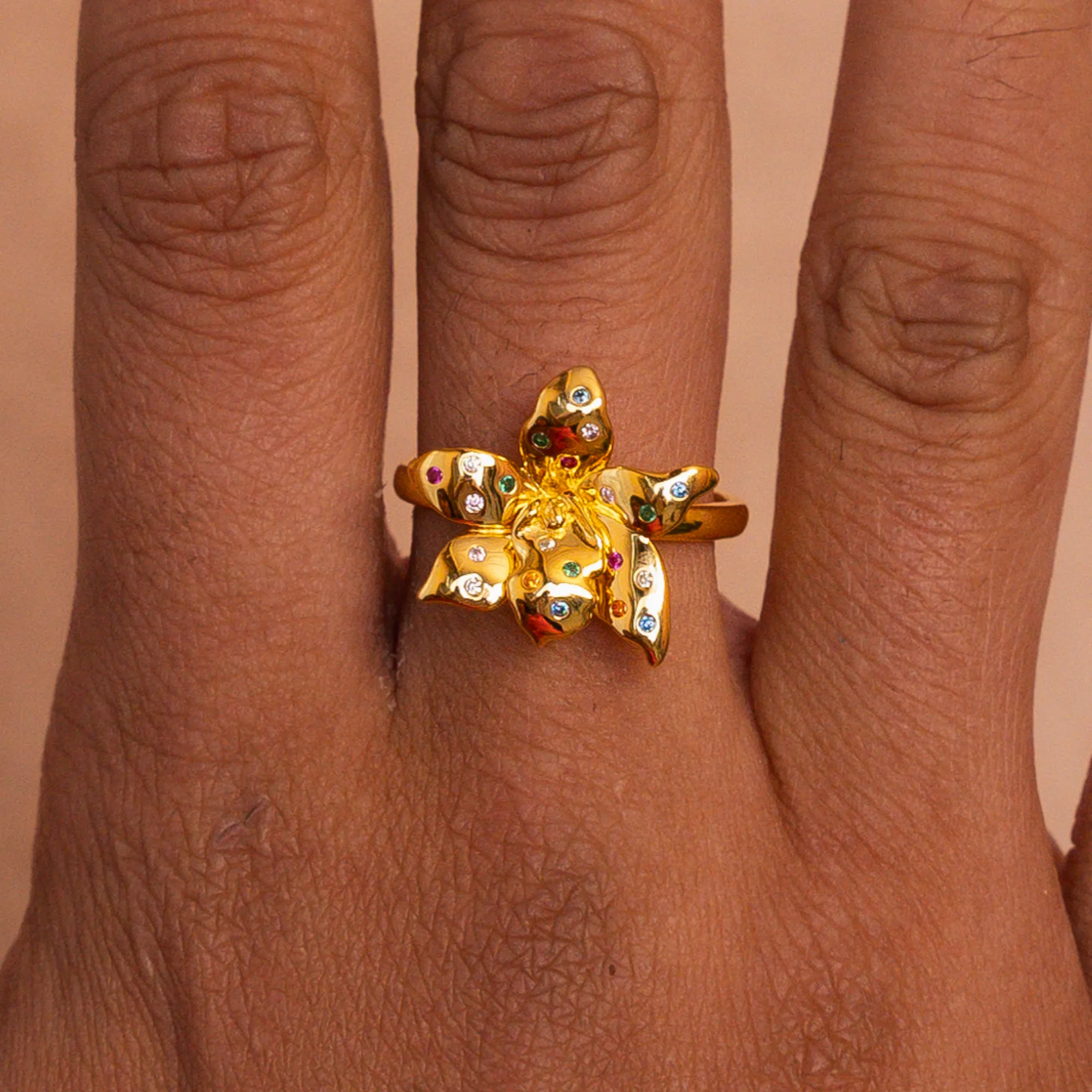 Wildflower Ring Gold