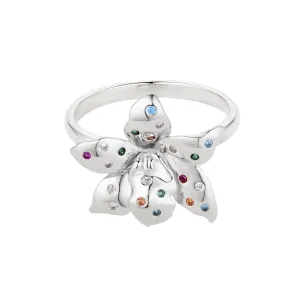 Wildflower Ring Silver