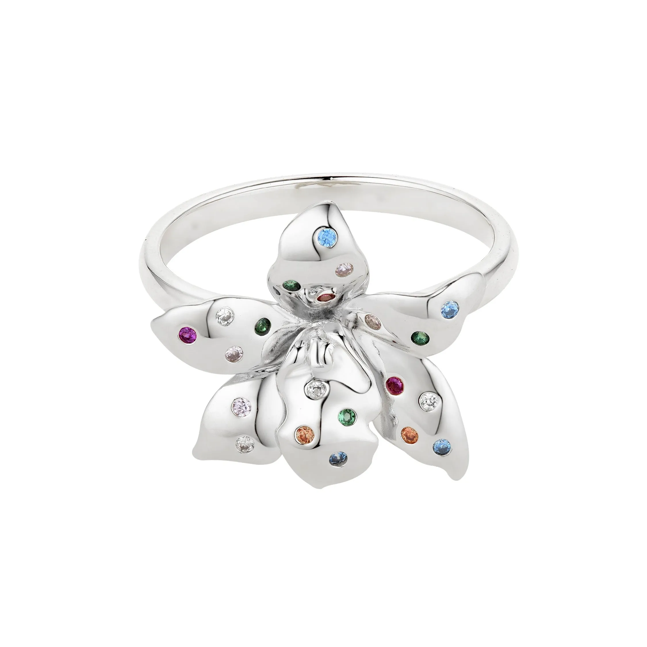 Wildflower Ring Silver