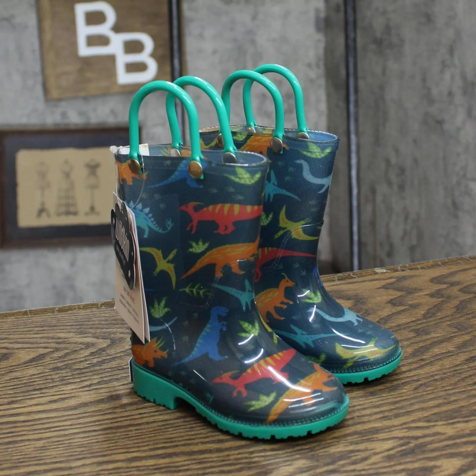 Wildkin Todler Boys Dinosaur Rain Boots 16759561b0713b Jurassic Green 5T