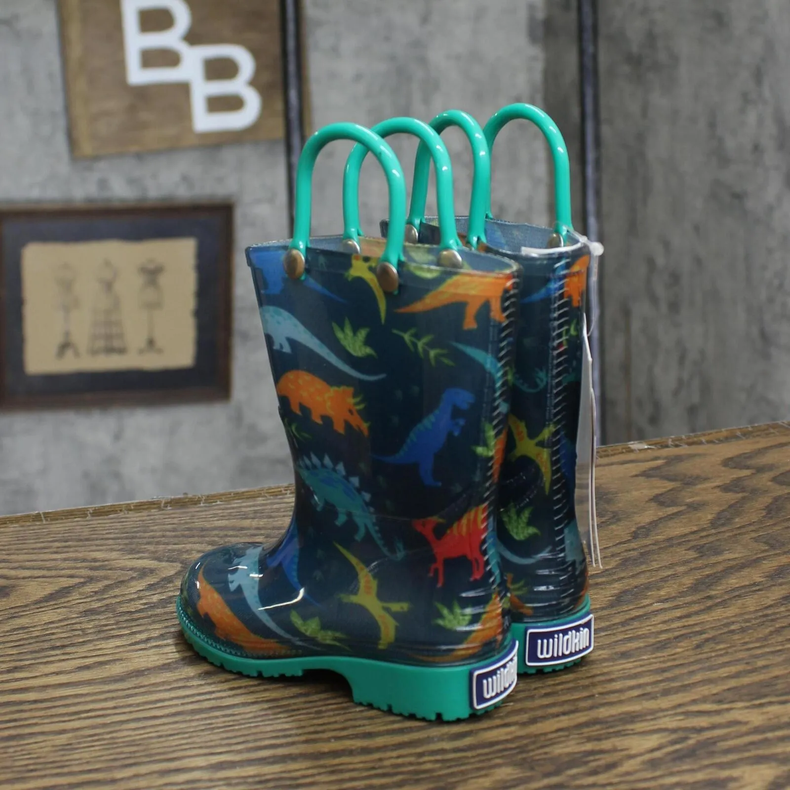 Wildkin Todler Boys Dinosaur Rain Boots 16759561b0713b Jurassic Green 5T