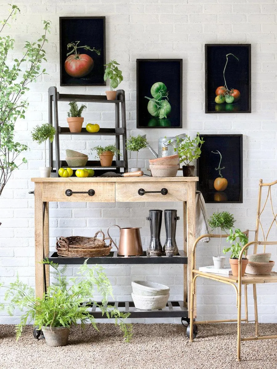 Wooden Herb Rack