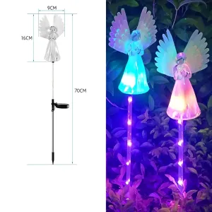Woowooh Solar Angel Garden Light