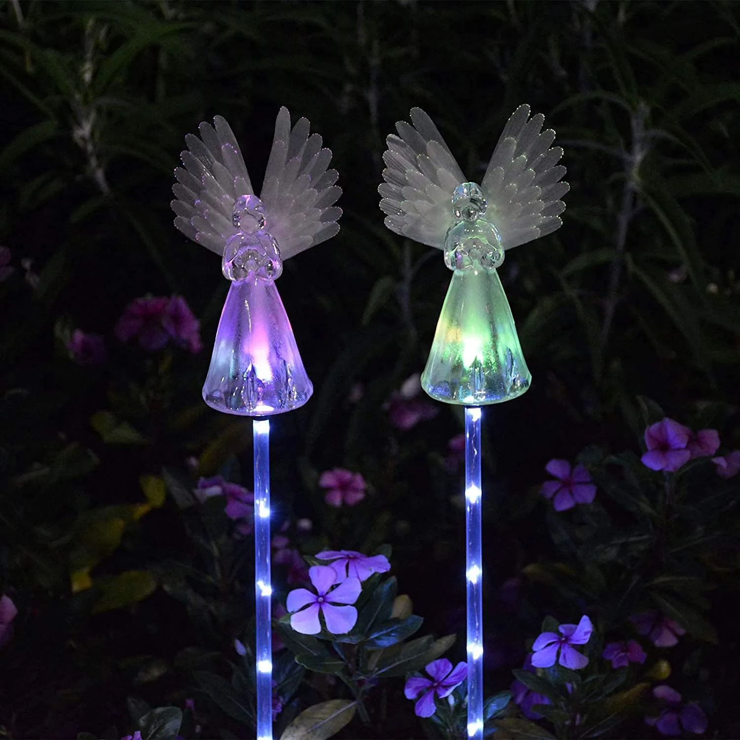 Woowooh Solar Angel Garden Light