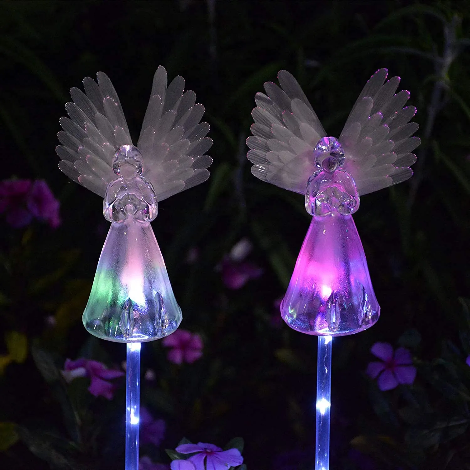 Woowooh Solar Angel Garden Light