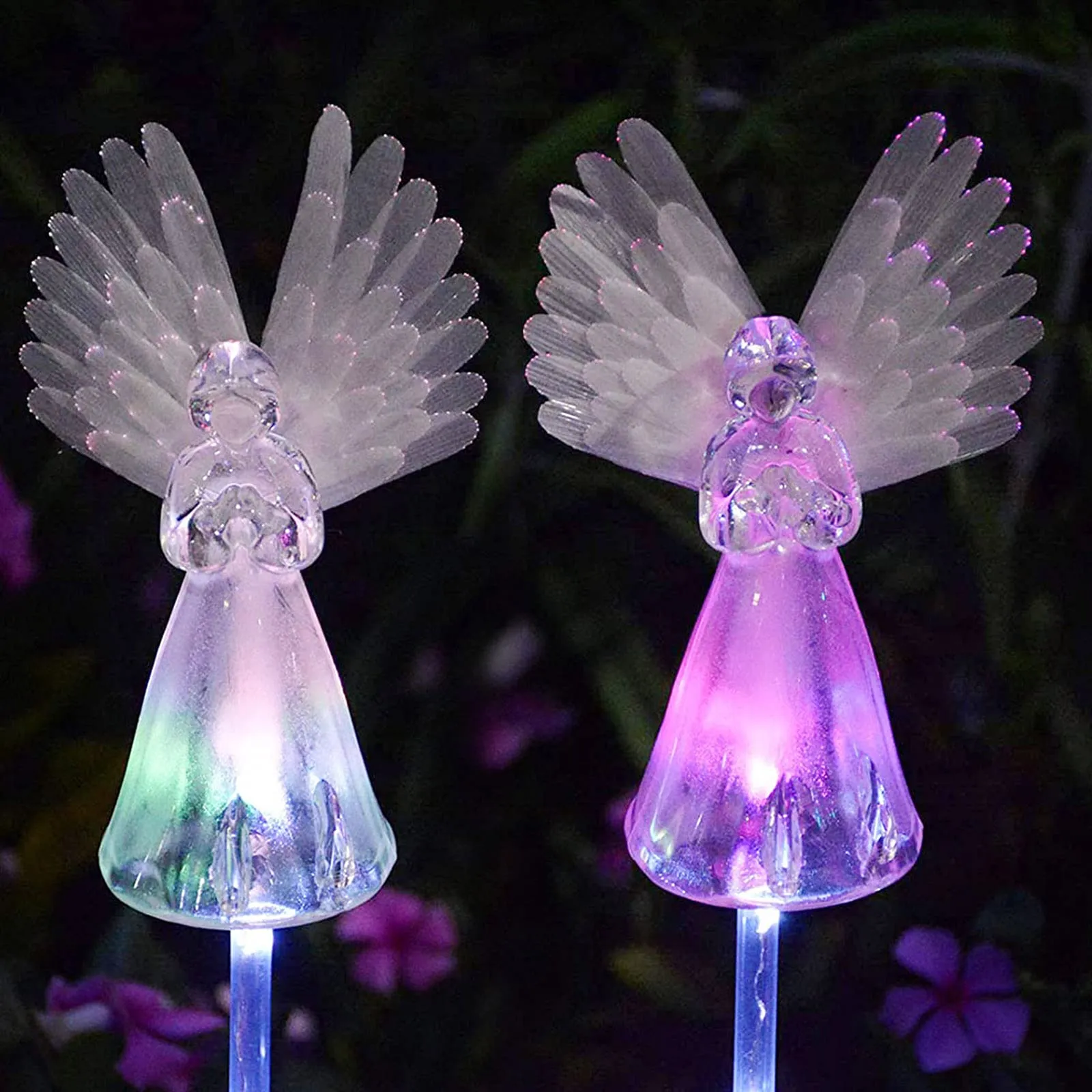 Woowooh Solar Angel Garden Light